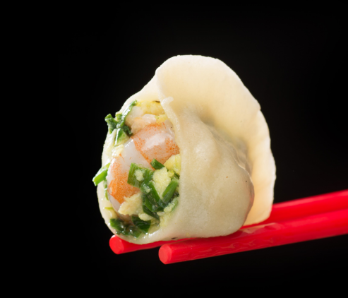 餃子機(jī)怎么包一餃一蝦大餡餃？